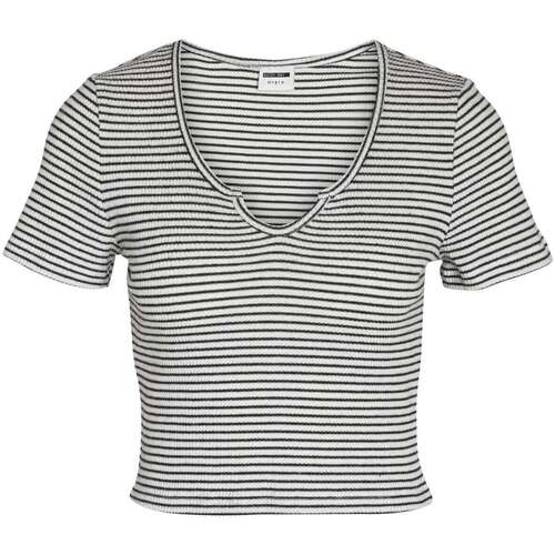 Vêtements Femme T-shirts manches courtes Noisy May 162076VTPE24 Blanc