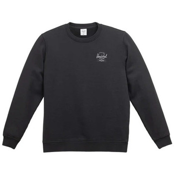 Vêtements Sweats Herschel Basic Crew Men's Black/White Noir