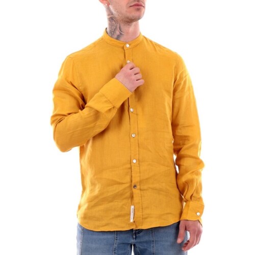 Vêtements Homme Chemises manches longues Yes Zee C512-UP00 Jaune