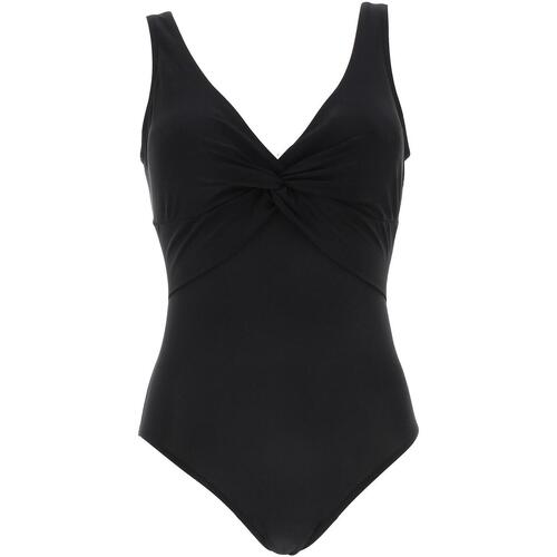 Vêtements Femme Maillots de bain 1 pièce Lagon Bleu Laurianne uni black 1p Noir