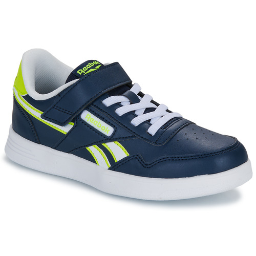 Chaussures Garçon Baskets basses Reebok Classic COURT ADVANCE ELASTIC LACE & TOP STRAP Marine