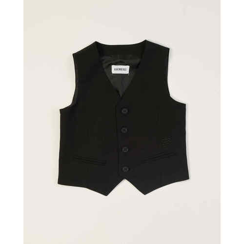 Vêtements Garçon Gilets / Cardigans Bikkembergs Gilet  pour enfants avec bouton Noir