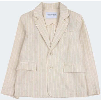 Vêtements Garçon Vestes / Blazers Trussardi  Blanc