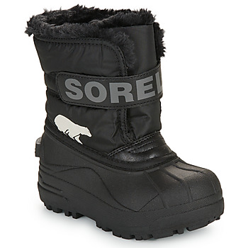 Chaussures Enfant Bottes de neige Sorel CHILDRENS SNOW COMMANDER Noir
