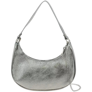 Sacs Femme Sacs Dupond Durand SOYO petit sac demi lune en cuir Gris