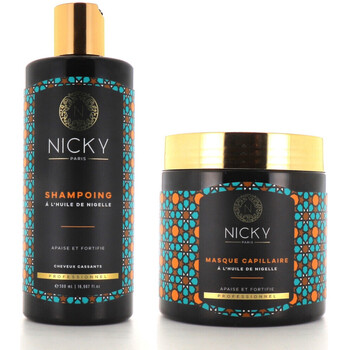 Beauté Femme Soins cheveux Nicky Lot de Shampoing et Masque à l'Huile de Nigelle Autres