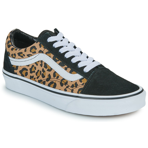 Chaussures Femme Baskets basses Vans Old Skool Noir / Leopard