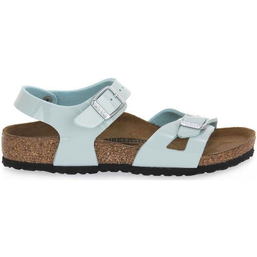 Chaussures Fille Sandales et Nu-pieds Birkenstock RIO KIDS SURF GREEN CALZ S Vert