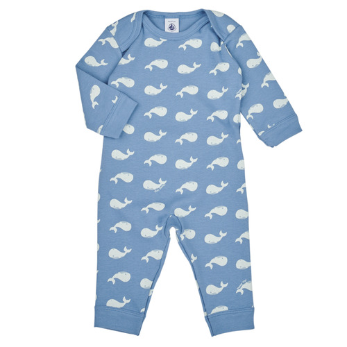 Vêtements Enfant Pyjamas / Chemises de nuit Petit Bateau TUBO SANS PRESSION Bleu