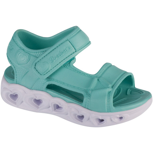 Chaussures Fille Sandales sport Skechers Heart Lights Sandal - Always Flashy Vert