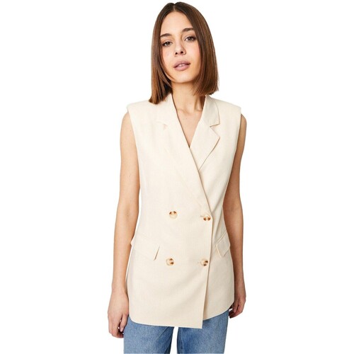 Vêtements Femme Vestes / Blazers Dorothy Perkins DP4808 Beige