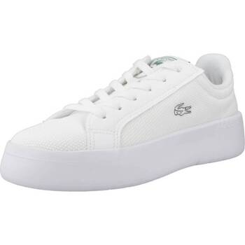 Chaussures Femme Baskets mode Lacoste CARNABY PLATFORM LITE TEX Blanc