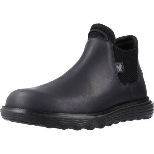 Chaussures Femme Bottes HEYDUDE BRANSON BOOT Noir