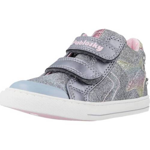 Chaussures Fille Baskets mode Pablosky 974250P Gris