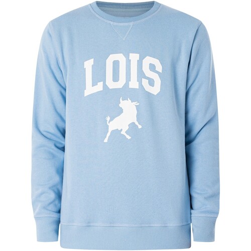 Vêtements Homme Sweats Lois Sweat-Shirt Graphique Felpa Bleu