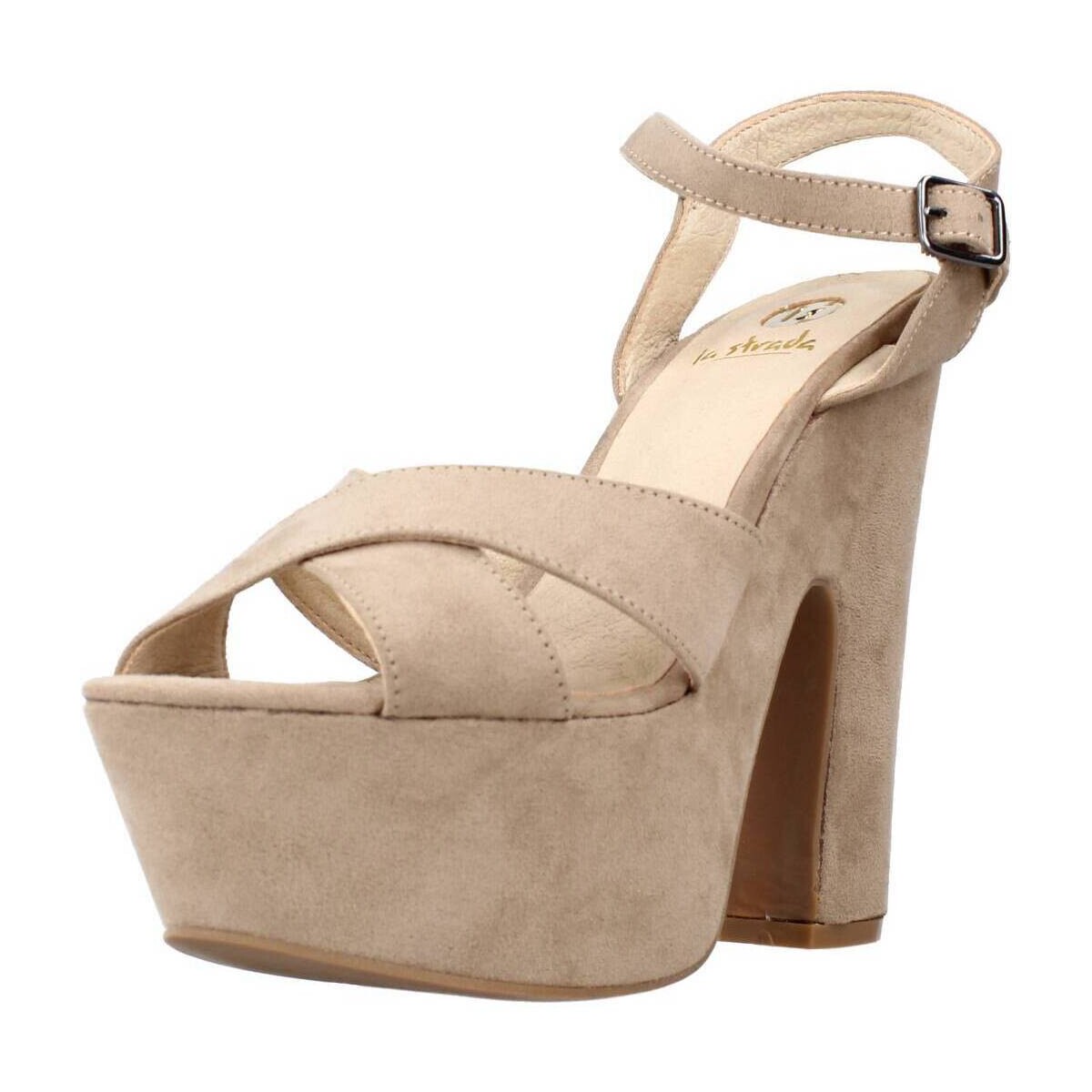 Chaussures Femme Sandales et Nu-pieds La Strada 41370 Beige