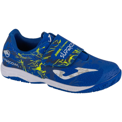 Chaussures Garçon Sport Indoor Joma Super Copa Jr 24 SCJW IN Bleu