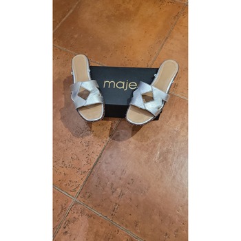 Chaussures Femme Mules Maje Mules Argenté