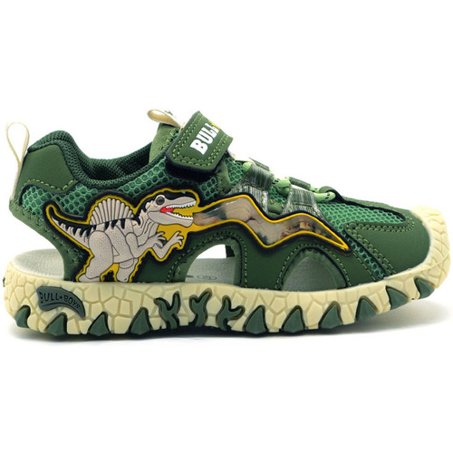 Chaussures Garçon Sandales et Nu-pieds Bull Boys Spinosauro sandalo con luci Vert