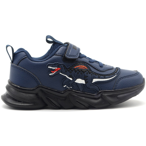 Chaussures Garçon Baskets mode Bull Boys Spinosauro sneaker luci Bleu