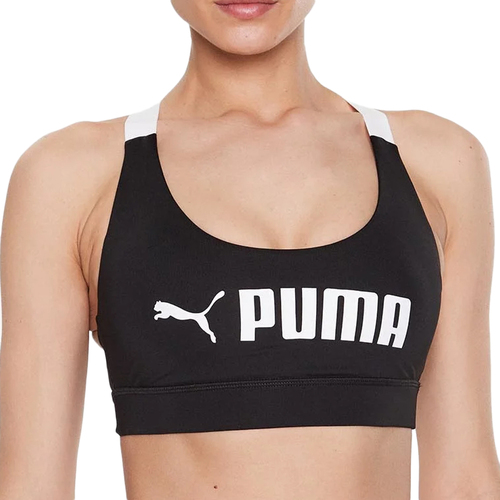 Vêtements Femme Brassières de sport Puma 522192-01 Noir