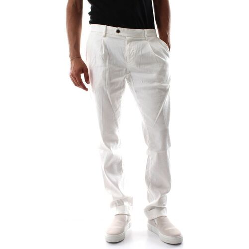 Vêtements Homme Pantalons Mason's GENOVA MBE111-001 Blanc