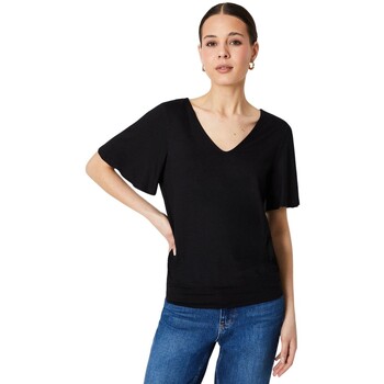 Vêtements Femme T-shirts manches longues Dorothy Perkins DP5397 Noir