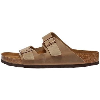 Chaussures Sandales et Nu-pieds Birkenstock ARIZONA OILED LEATHER “TOBACCO BROWN ” LARGE Beige