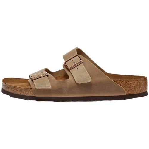 Chaussures Sandales et Nu-pieds Birkenstock ARIZONA SFB OILED LEATHER “TOBACCO BROWN” LARGE Beige