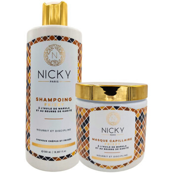 Beauté Femme Soins cheveux Nicky Lot de Shampoing et de Masque Frizzy à l'Huile de Marula Autres