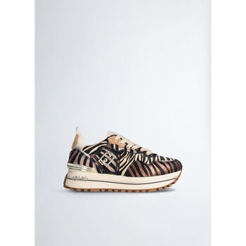 Chaussures Femme Baskets mode Liu Jo Sneakers à plateforme animalier Marron