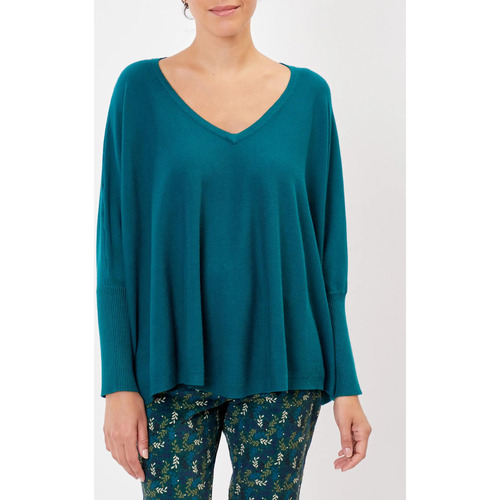 Vêtements Femme Pulls La Fiancee Du Mekong Pull oversize maille LANA Vert