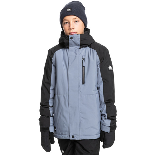 Vêtements Garçon Parkas Quiksilver Mission Block Gris