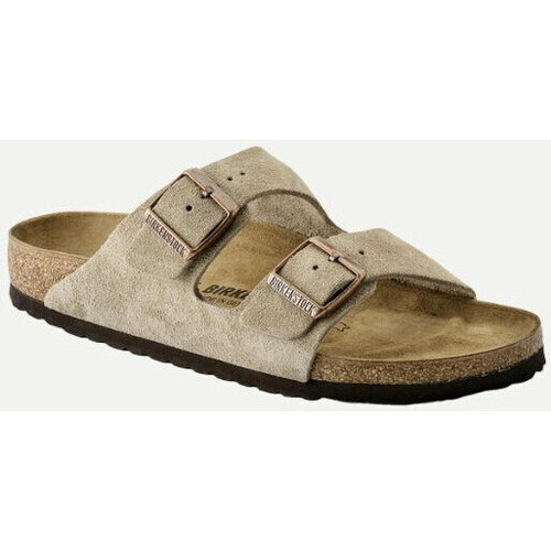 Chaussures Baskets mode Birkenstock ARIZONA SANDALE SUEDE TAUPE Marron