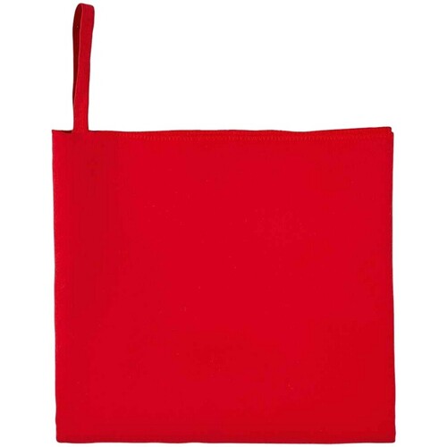 Maison & Déco Serviettes et gants de toilette Sols PC3721 Rouge