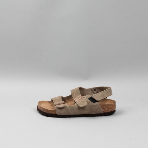 Chaussures Enfant Sandales et Nu-pieds Birkenstock MILANO HL SUEDE Marron