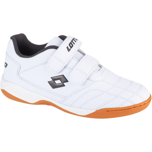 Chaussures Garçon Sport Indoor Lotto Pacer K Blanc