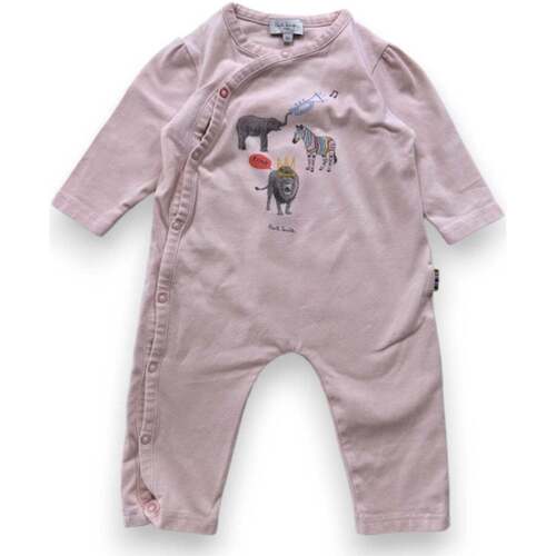 Vêtements Fille Ensembles enfant Paul Smith Combianison rose avec imprimés - 6 mois Rose