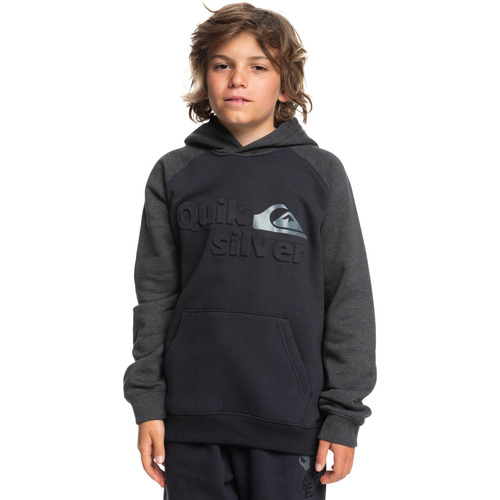 Vêtements Garçon Polaires Quiksilver Age Of Blue Emboss Noir