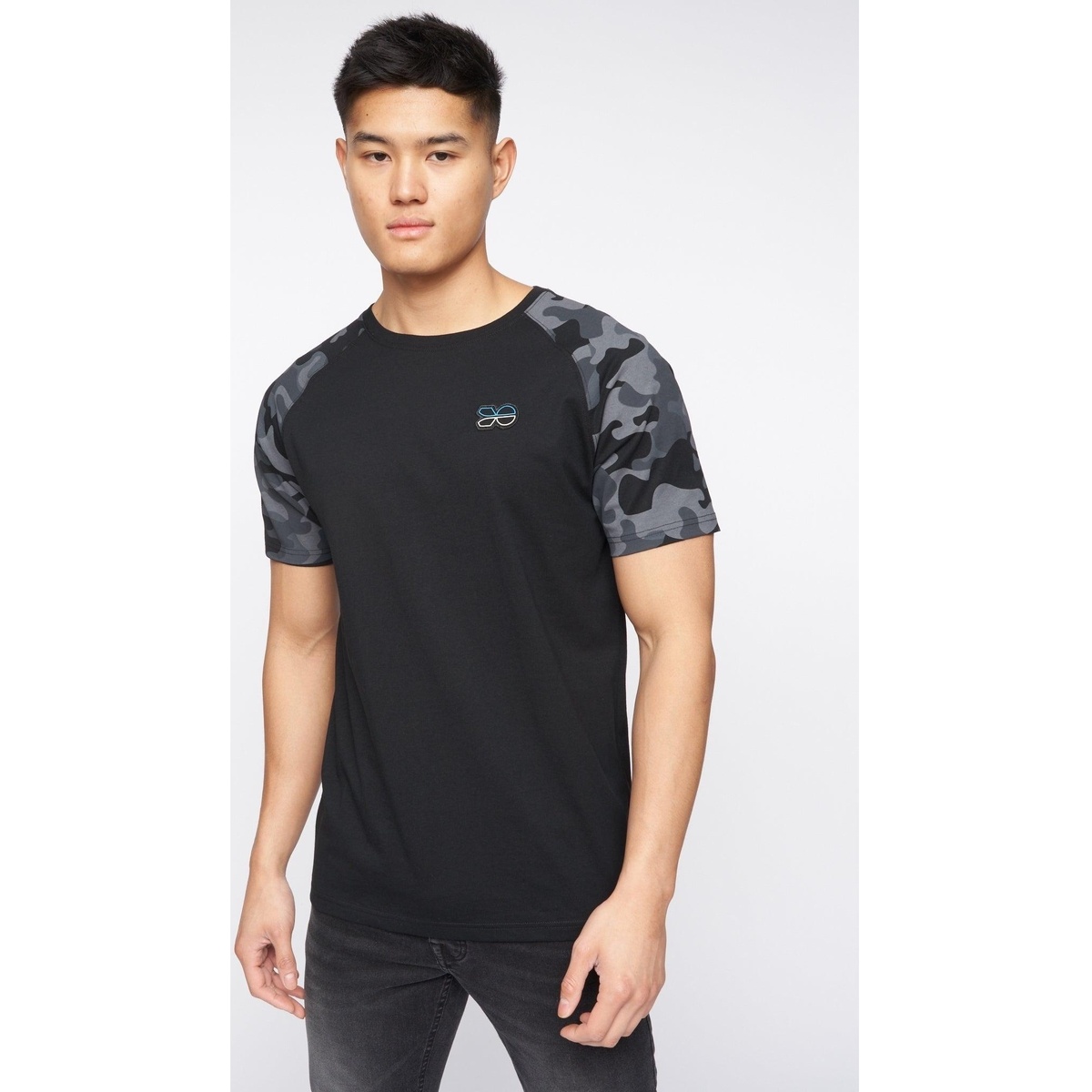 Vêtements Homme T-shirts manches longues Crosshatch Cramdark Noir