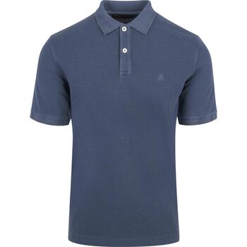 Vêtements Homme T-shirts & Polos Marc O'Polo Polo Solid Overdye Bleu Foncé Bleu