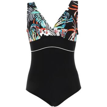 Vêtements Femme Maillots de bain 1 pièce Lagon Bleu Cecile imprime baleares 1p Noir