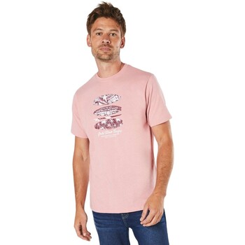 Vêtements Homme T-shirts manches longues Maine Gold State Rouge