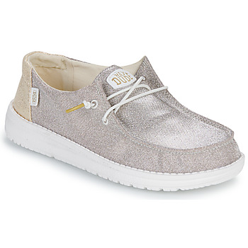 Chaussures Femme Slip ons HEYDUDE Wendy Metallic Sparkle Doré