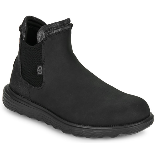 Chaussures Homme Boots HEYDUDE Branson Classic Noir