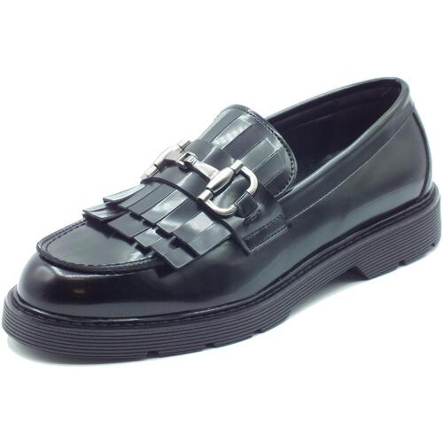 Chaussures Femme Mocassins Nacree Astry028 Boston Noir