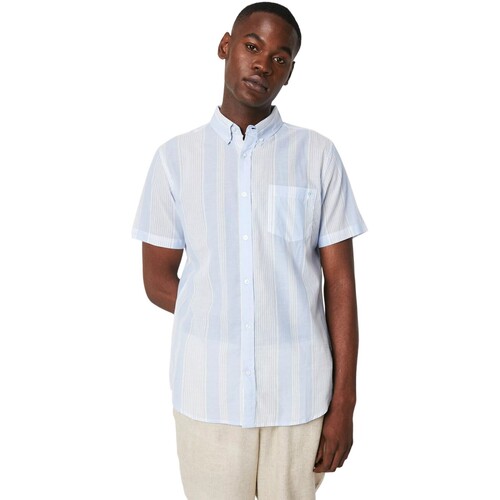 Vêtements Homme Chemises manches courtes Maine DH7441 Blanc