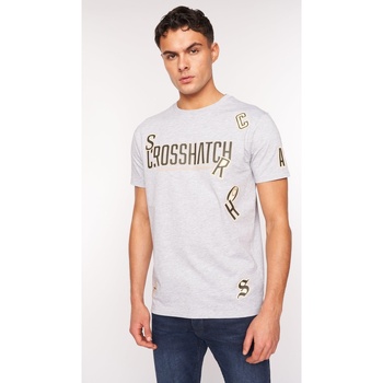 Vêtements Homme T-shirts manches longues Crosshatch Doddington Gris