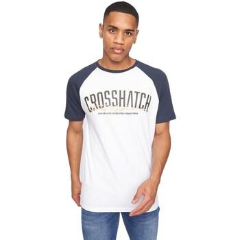 Vêtements Homme T-shirts manches longues Crosshatch Plotmar Blanc