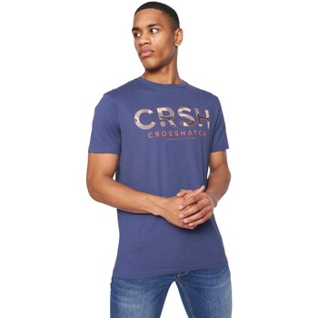 Vêtements Homme T-shirts manches longues Crosshatch Fratter Bleu